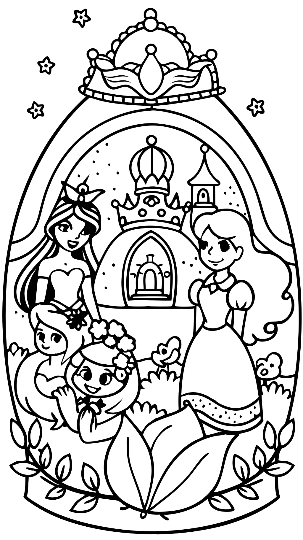 disney princesses coloring pages